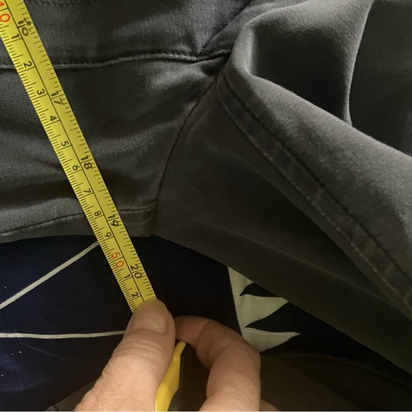 $149 Evereve Peyton Jensen gray stretchy moto jacket. Lots of details Size Large - Picture 13 of 14